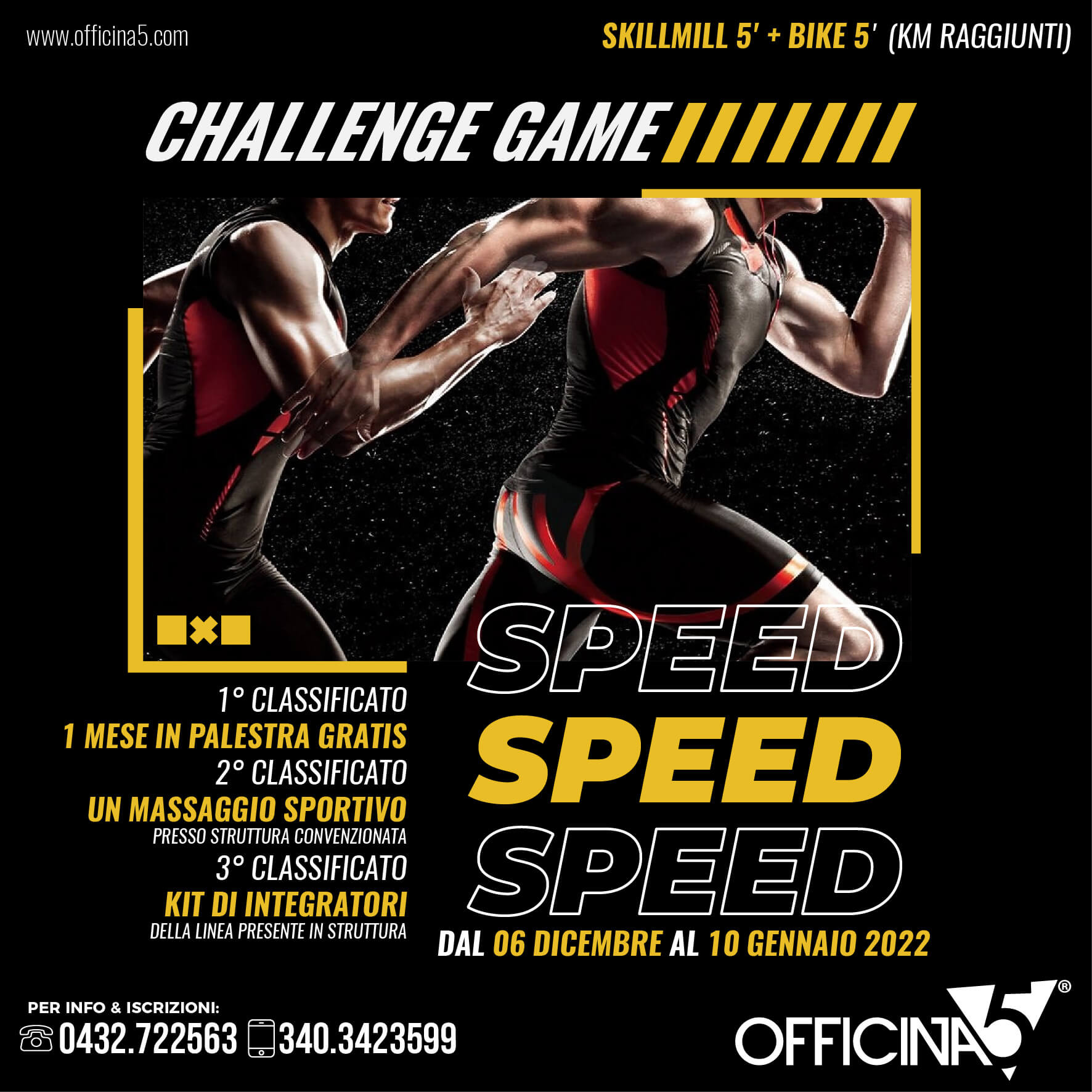 Challenge game di OFFICINA5: la sfida SPEED