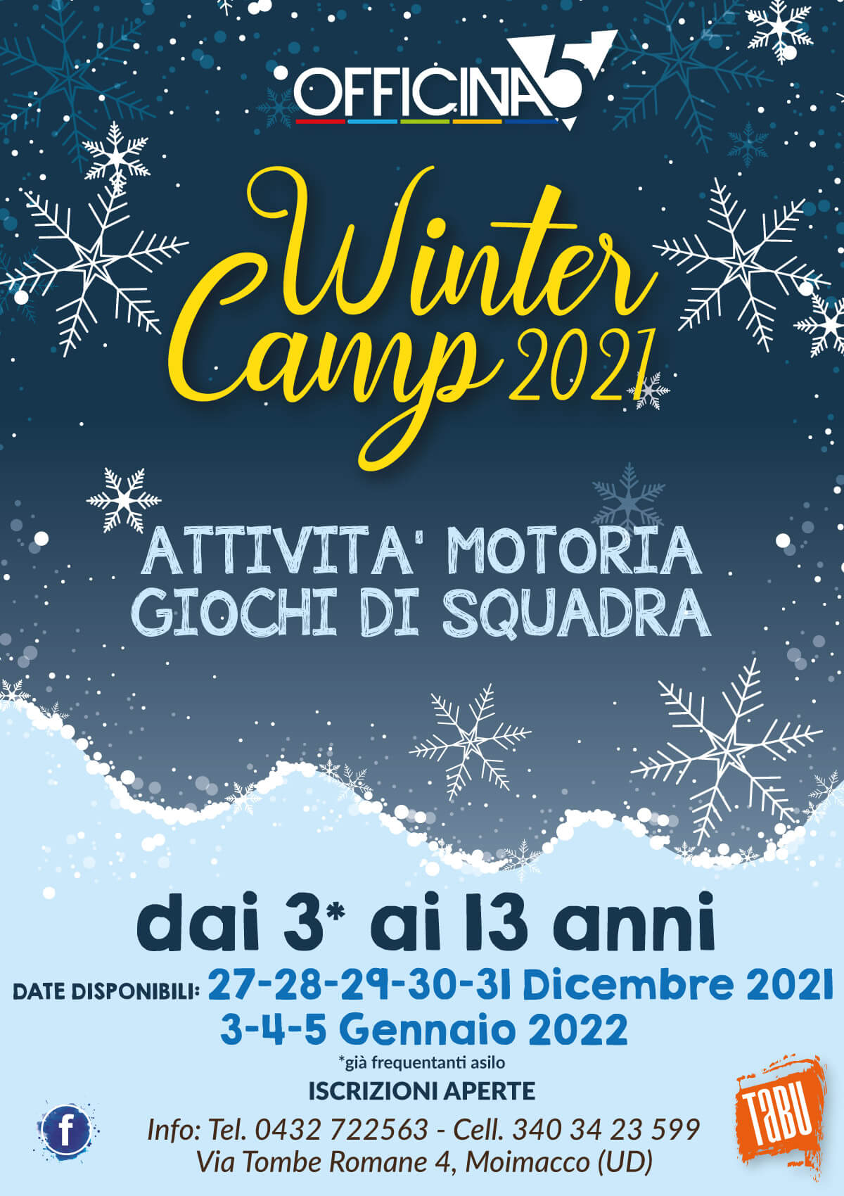 Centro vacanze invernale Winter Camp 2021 a Moimacco, Remanzacco e Cividale