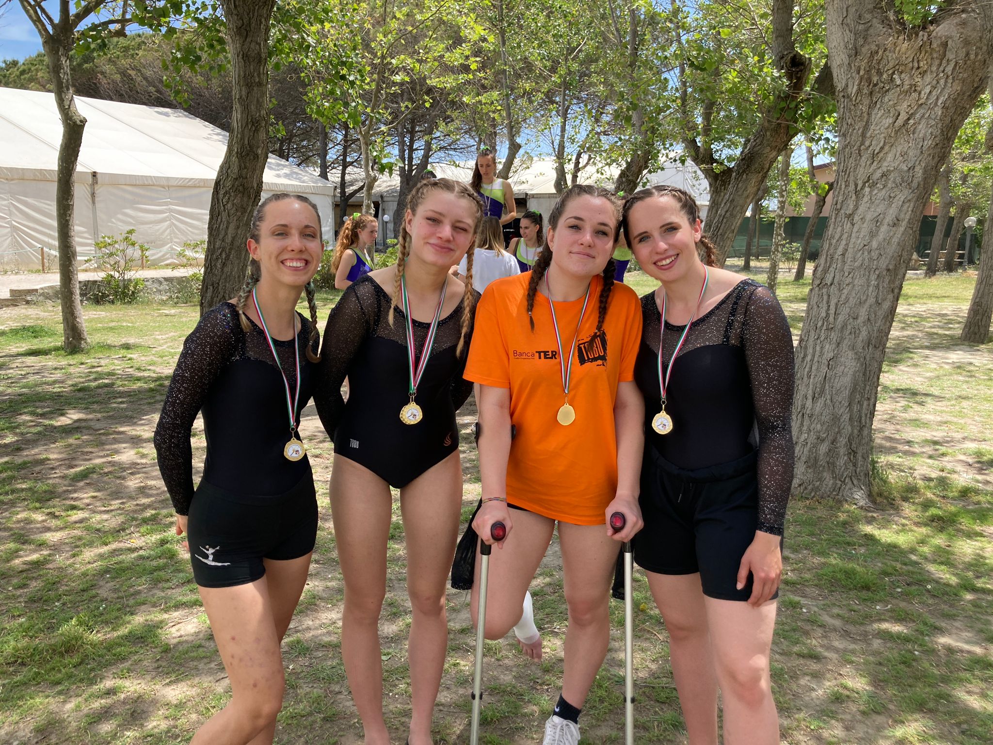 Atlete Ta.Bu a Cesenatico per il trofeo Acrobat