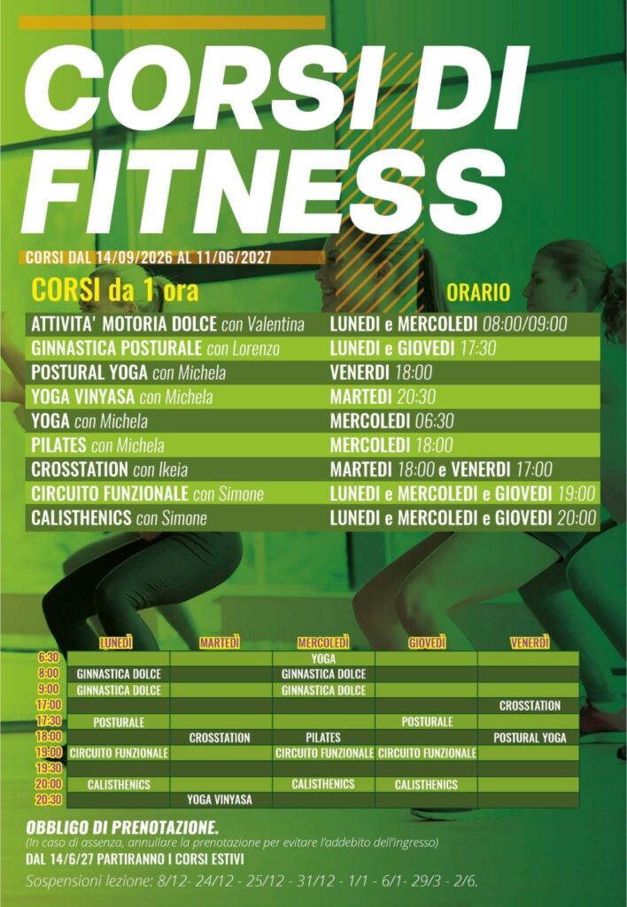Corsi Fitness palestra OFFICINA5 Ipplis di Premariacco
