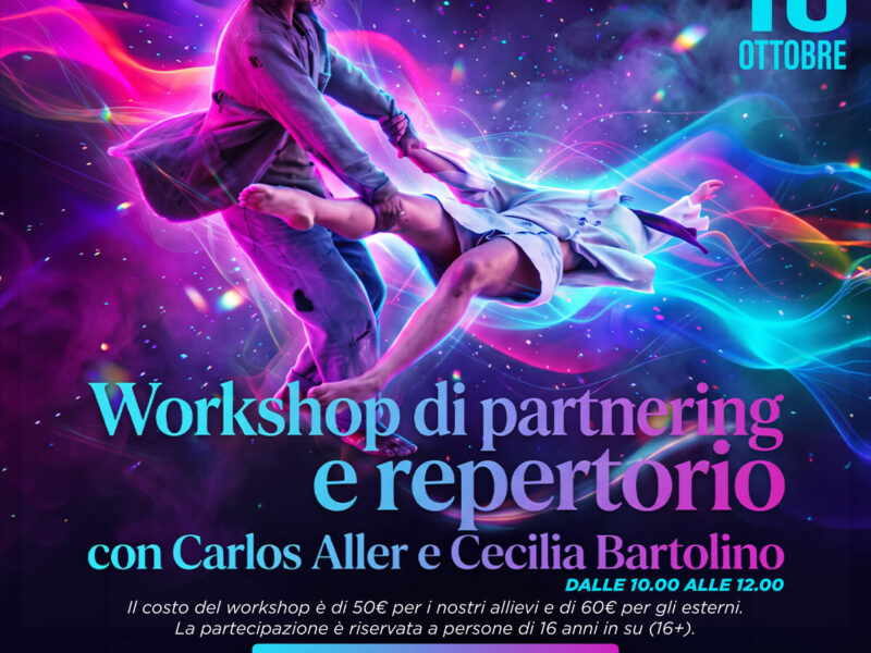 Workshop di partenring e repertorio con Carlos Aller e Ceciali Barolino da Officina5