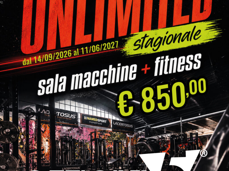 PROMO UNLIMITED: 9 mesi di fitness senza limiti