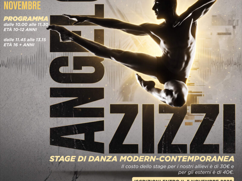 Stage di danza moderna con Angelo Zizzi da Officina5